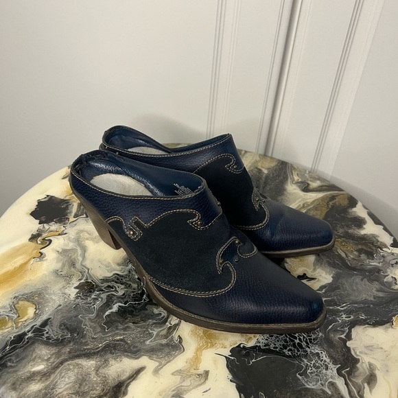 Y2K Leather Western Mule - Picture 2 of 10